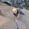 Diggin' for gold at Trout Creek. Some of the best cracks in Oregon!