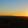 Sunset over Canyonlands & the La Sal Mountains as seen from the Cenotaph Spire. Nov. 2012