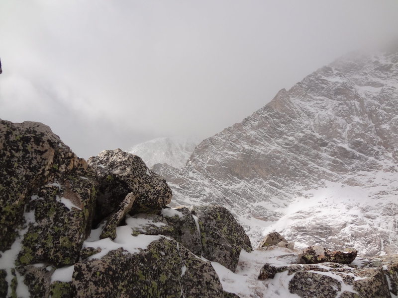 Donner Ridge from Blitzen Ridge - Ypsilon Mtn.  RMNP. November 18th 2012.