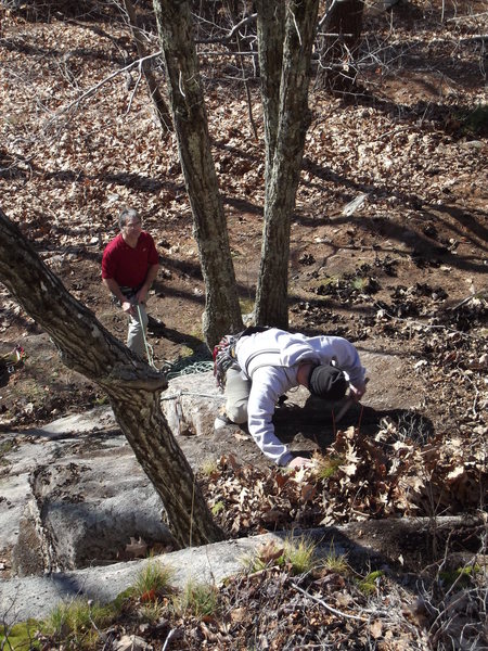 Jimbo cleaning on lead