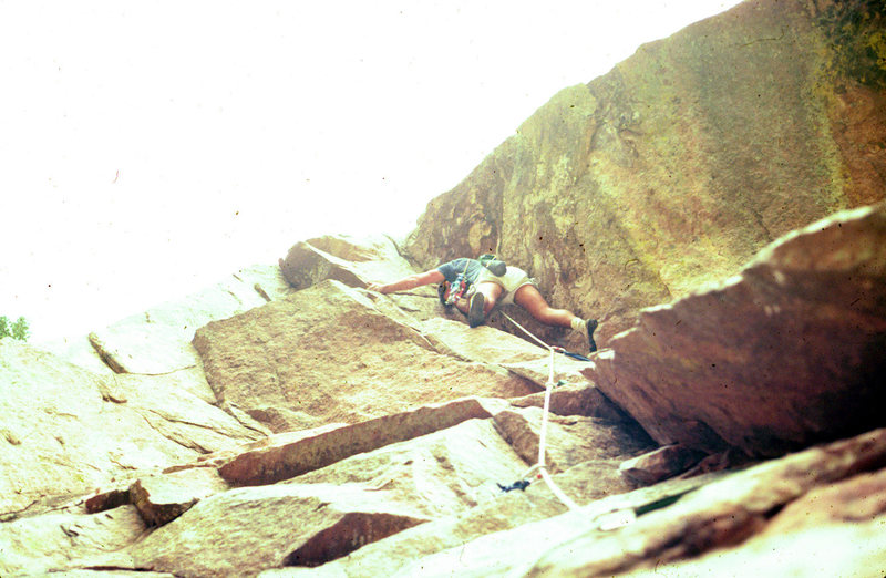 P1 Of Tagger , wind tower, Eldorado state park. 1979