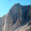 Mt Russell, 14,096 ft. Fishook Arete on right