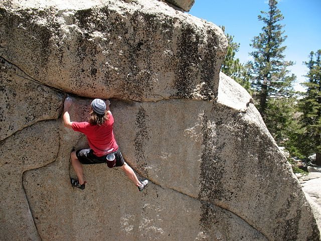 Euan on Tribe Called Conquest (V5 R), Tramway