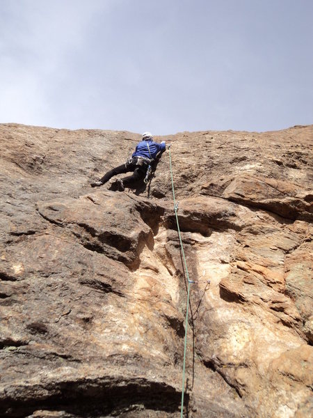 George sets up for the crux.