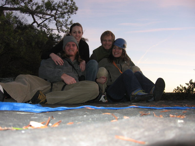 On top of the Pinnacle, Bridge area, New River Gorge.