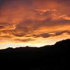 Sunset, looking west from Cactus Cliff.