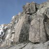 Nice looking rock on right side of crag (11-30-12) for some short mixed fun.