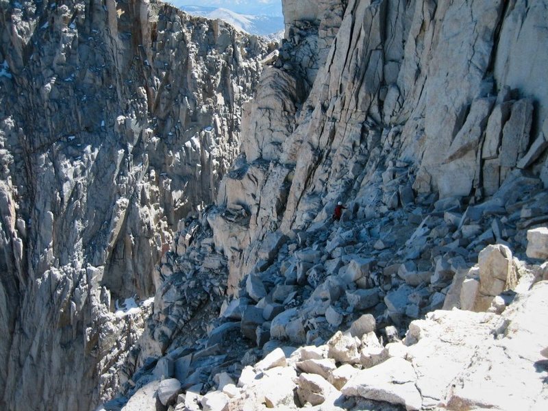 nearing the summit