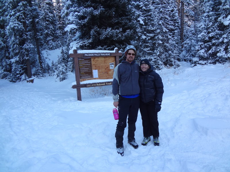 Palisade Falls Hyalite Canyon - Bozeman Ice Fest -Montana - Dec 2012.