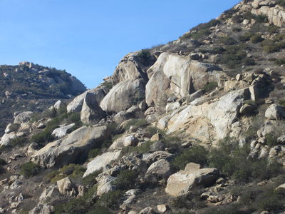 the Cougar Crag. A small amount of info on this crag can be found in the North county climbing guide, but none of the more recnet climbs.