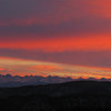 Sunset over Sangres, seen from Cactus Cliffs.