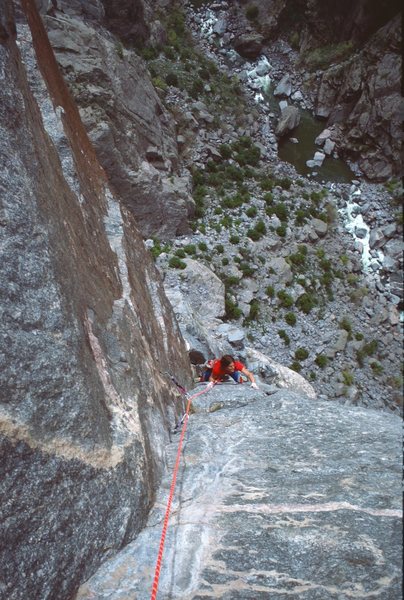 Rob Schmidt  on 2nd pitch of the Scenic Cruise - Black Canyon