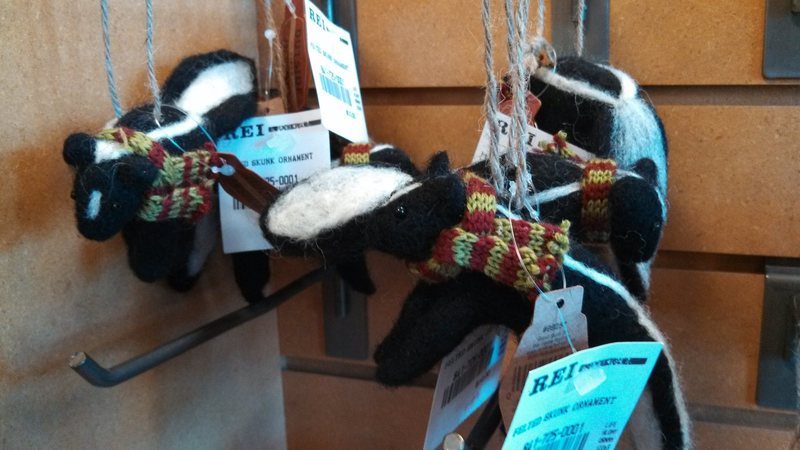 Microskunk ornament