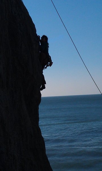 Soaked in sea water, following this awesome route.