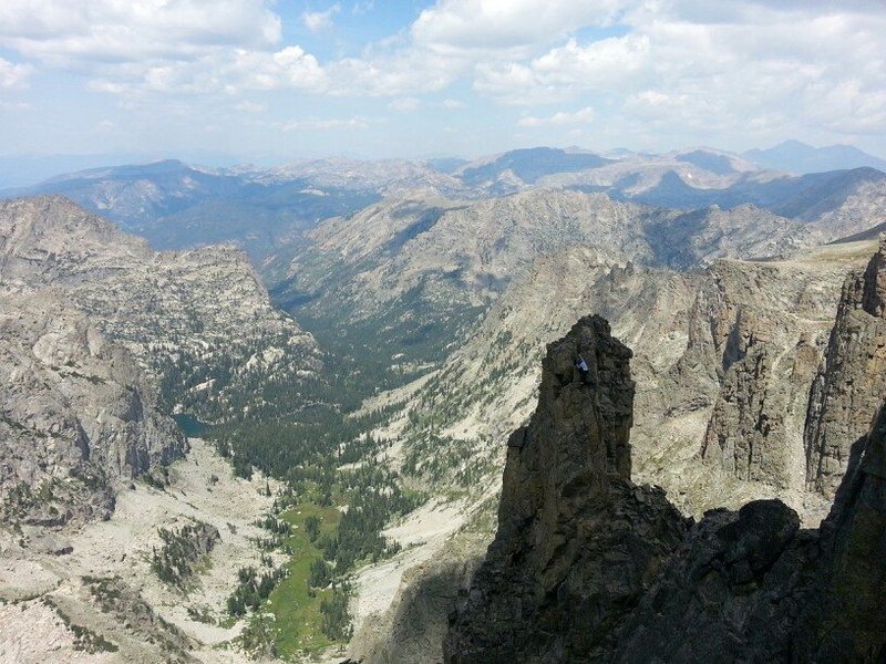 Some friends on the Bishop's Sceptor after Matt and I did it.