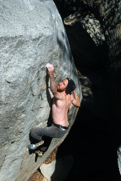 Kevin Riley on the First Ascent of Washed Out - V6