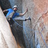 Richard Shore in the Firewater Chimney 5.10b