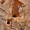 The Bat Cave from the approach trail. 