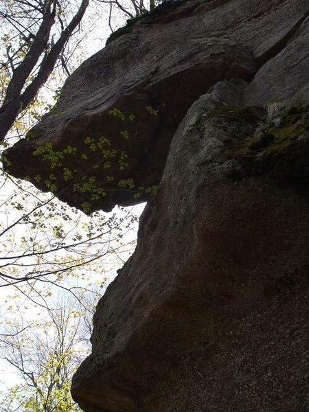 View from the base/start of the route.