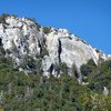 The south face of Suicide Rock from Fern Valley, Idyllwild