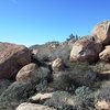 Beehive wall area from Accomazzo Boulders.