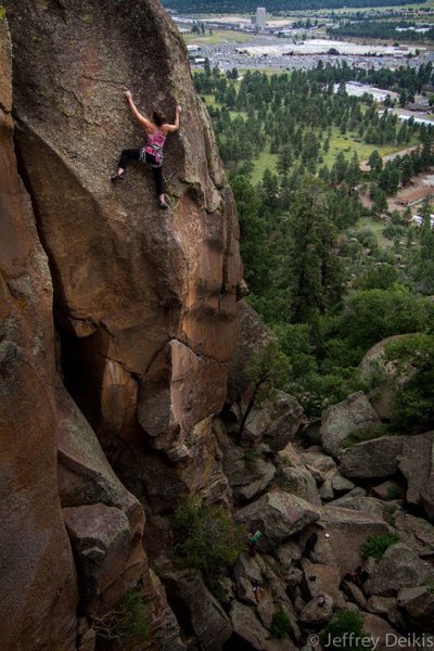 Ashley Maryn on Cleopatra <br>
Photo: Jeff Deikis