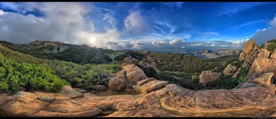 A 360x180 I from the top of the wall.<br>
Interactive version here:<br>
<br>
http://www.brandonriza.com/Tour/Crag/Tour.html