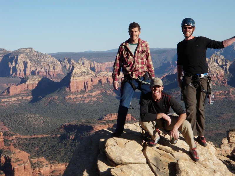 On the first full ascent, January 2010, I think.  Tony Bartoletti, Dave Spies, and Cody Ferguson