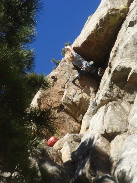 Eva pulling the roof.