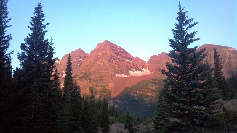 Sunrise on the bells.