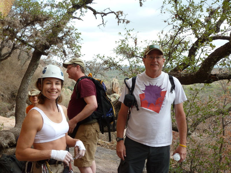 The near invisible Tracey, the venerable Dr. Mike Lewis and Michael Bradley 