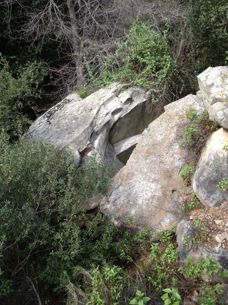 Oracle Boulder from the trail