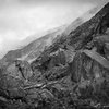 Upper talus field.  This is a smaller but more concentrated field of boulders about 1/2 mile north of the lower talus field.