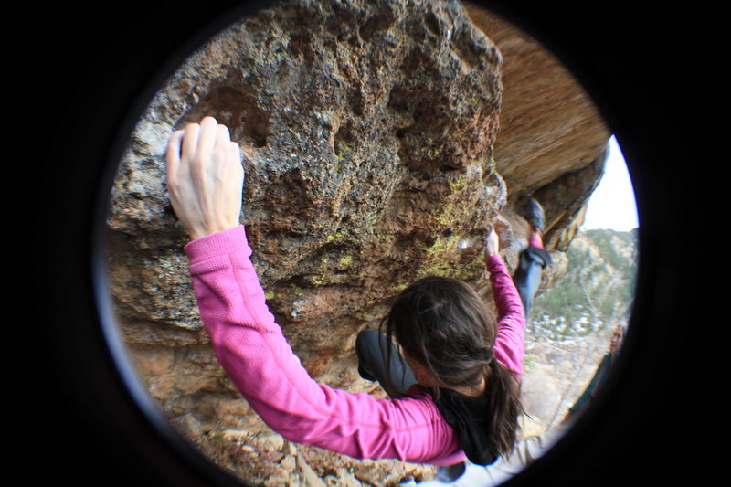 Fish-eye fun.