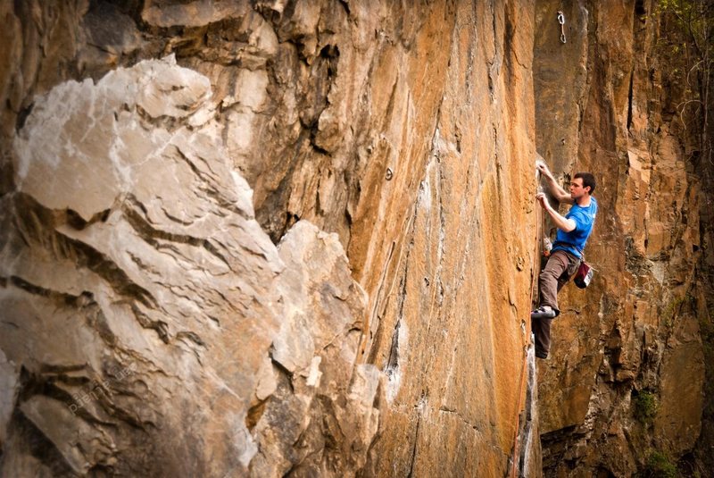 Nate Groovin (5.11d) at Birdsboro, PA. April 2012. danallardphoto.com