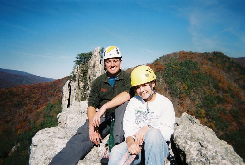 Little Sister and I up on Seneca.