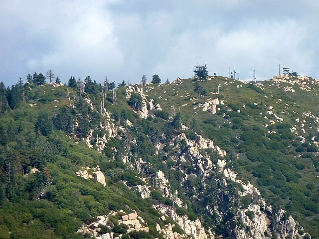 A view of the fire lookout, Keller Peak