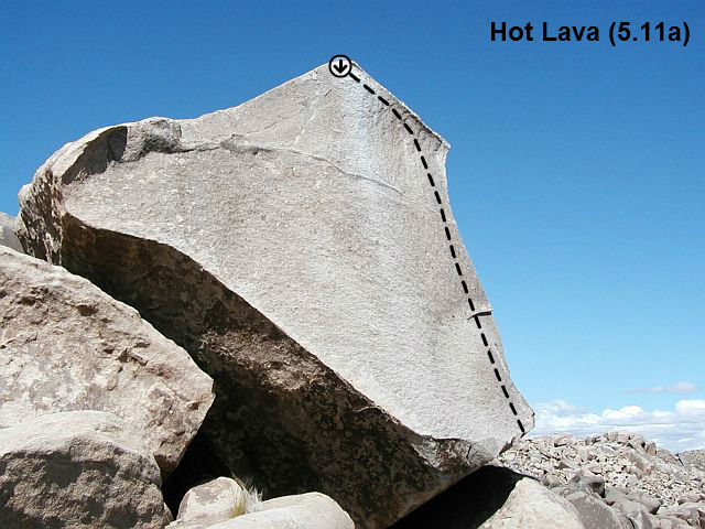 Hot Lava (5.11a), Joshua Tree NP