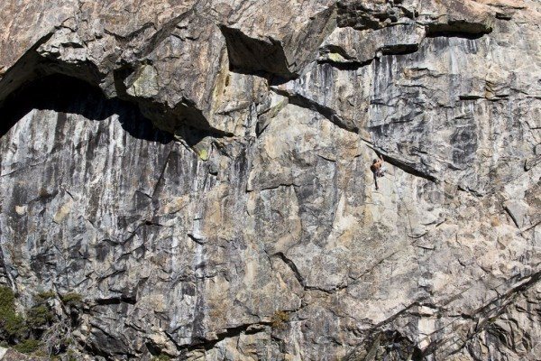 Josh heading up Larry Land .11c. Bowman Valley, CA.