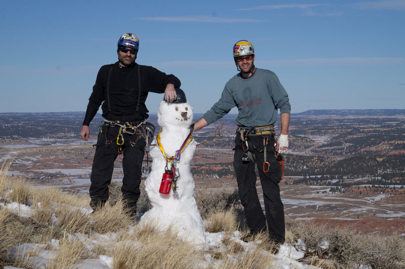 Snowman on the Summit 