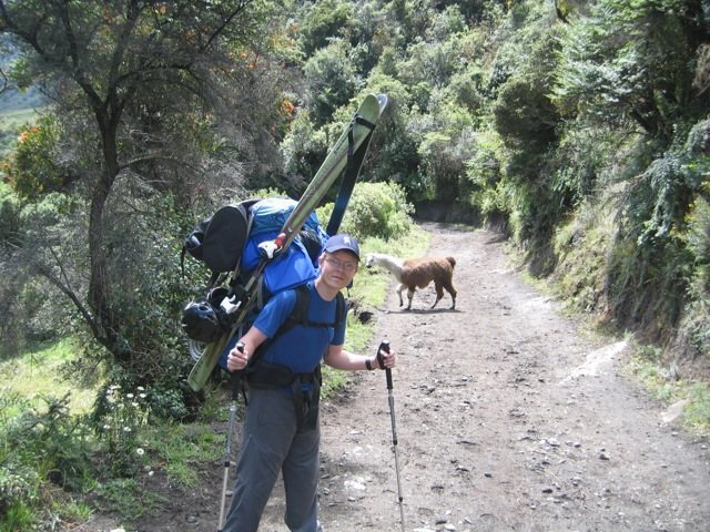 Pete on the misguided attempt to ski Sangay.