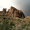 Bark's Canyon Wall just after a morning storm.