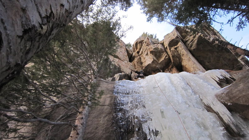 Hidden Falls (right mixed line), 2/17/2013.