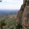 View of cliffs from the Barrots loop hike