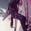 Marc Chrysanthou on the Rebuffat Route, Aiguille du Midi - 1982.