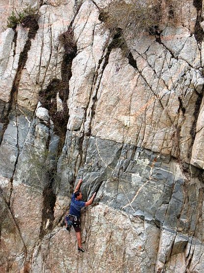 Three Kings (5.10a), Frustration Creek 