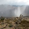 Cloudburst on the GeoTour Road, Joshua Tree NP