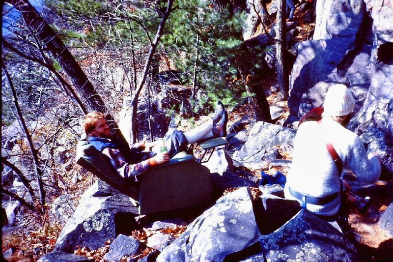 Lazy Boy Recliner at Devil's Lake around '79 or '80.