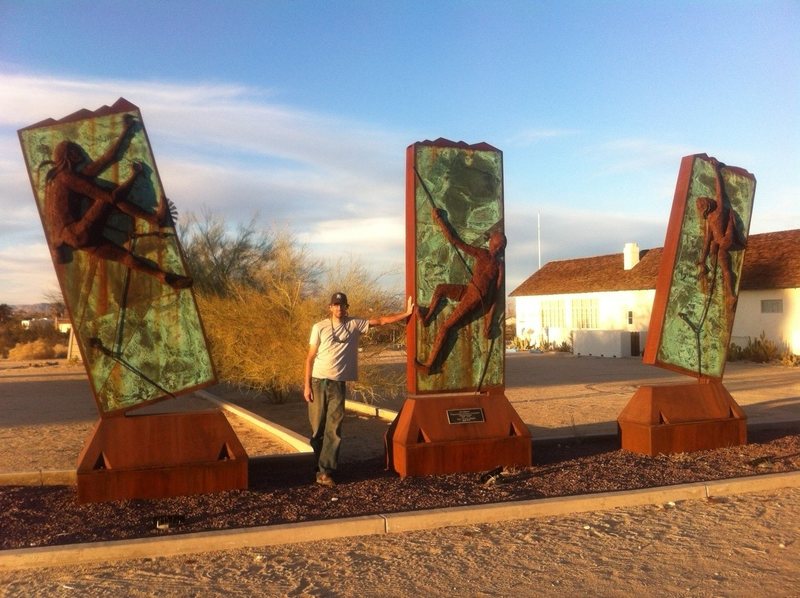 right near the entrance of The 29 Palms Inn is this cool installation.