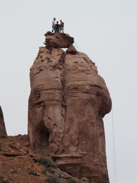 gary, taylor, and drake; looking at spindrift route